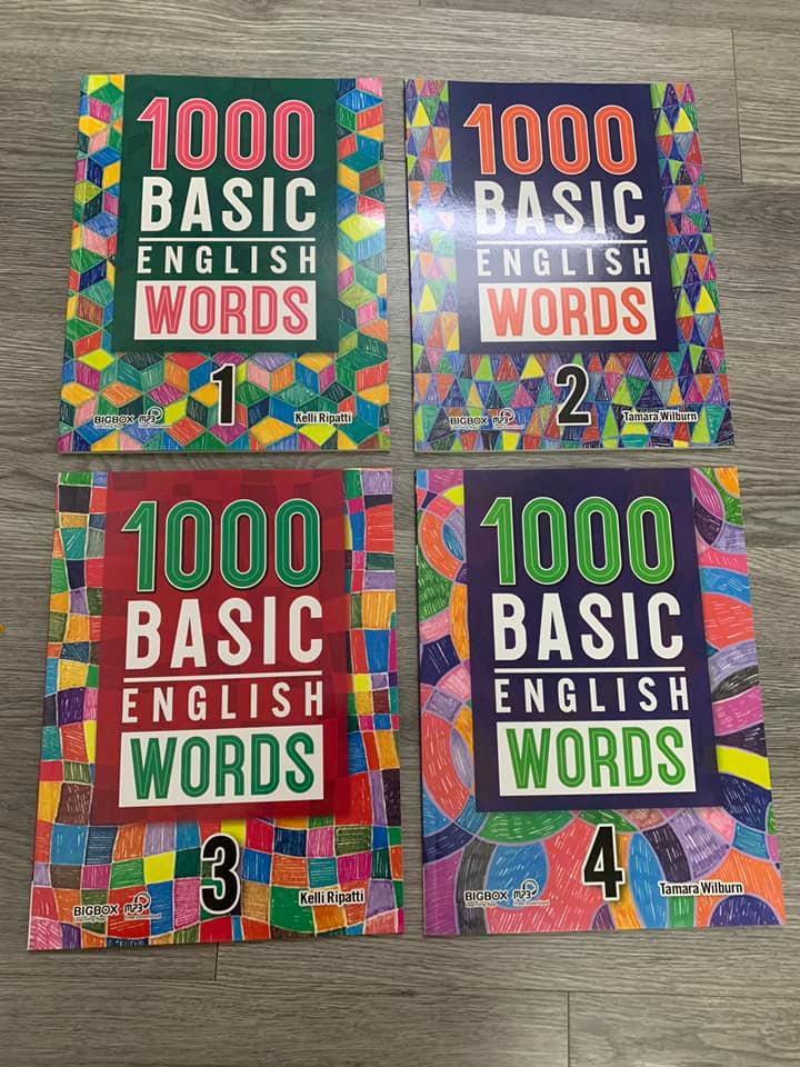 1000 Basic English Words (4 cuốn)